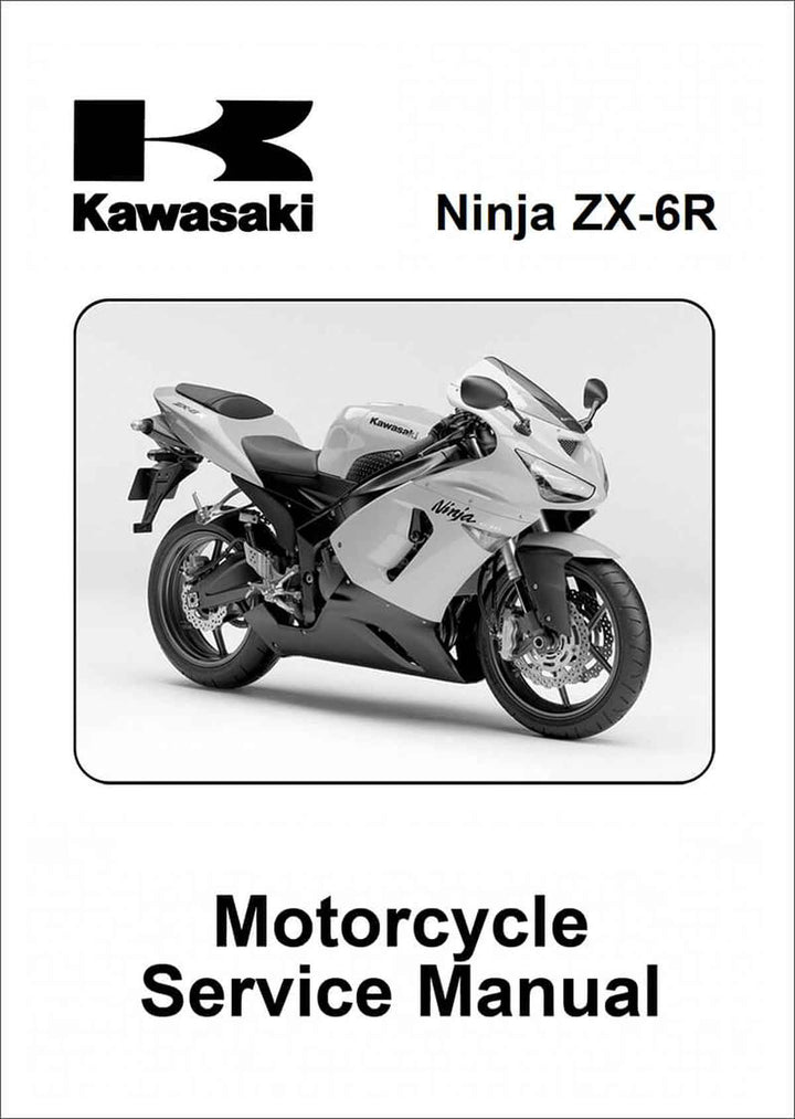 Kawasaki Ninja ZX6R Service Manual, Buchcover