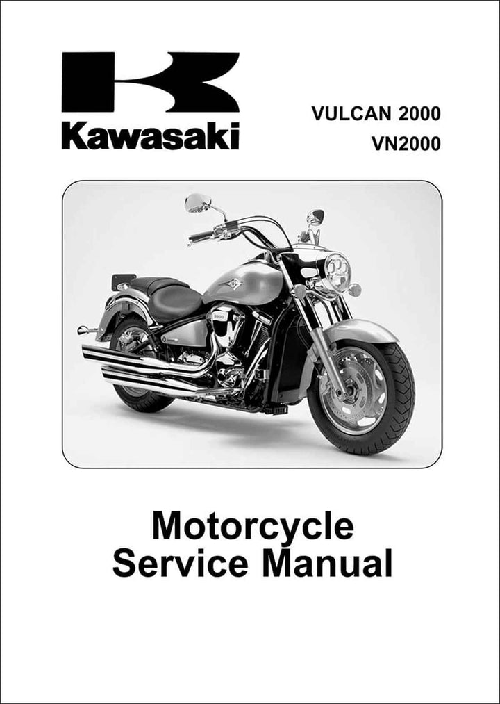 Kawasaki Vulcan 2000 & VN2000 Service Manual, Buchcover