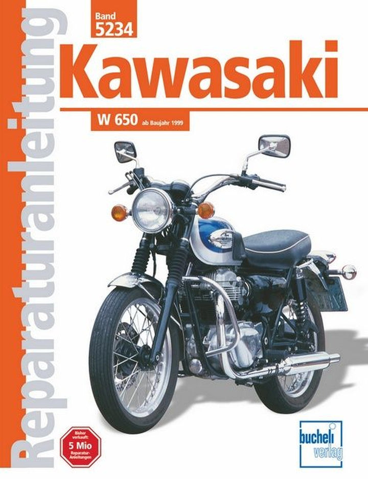 Kawasaki W 650 - Reparaturbuch, Buchcover