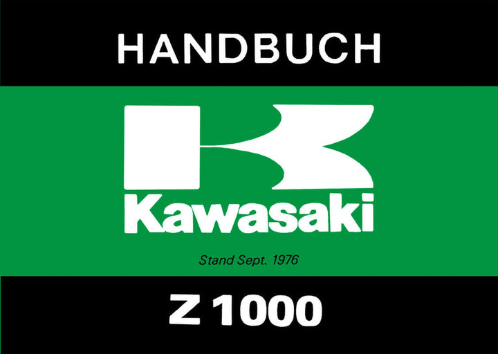 Kawasaki Z1000 Betriebsanleitung, Buchcover