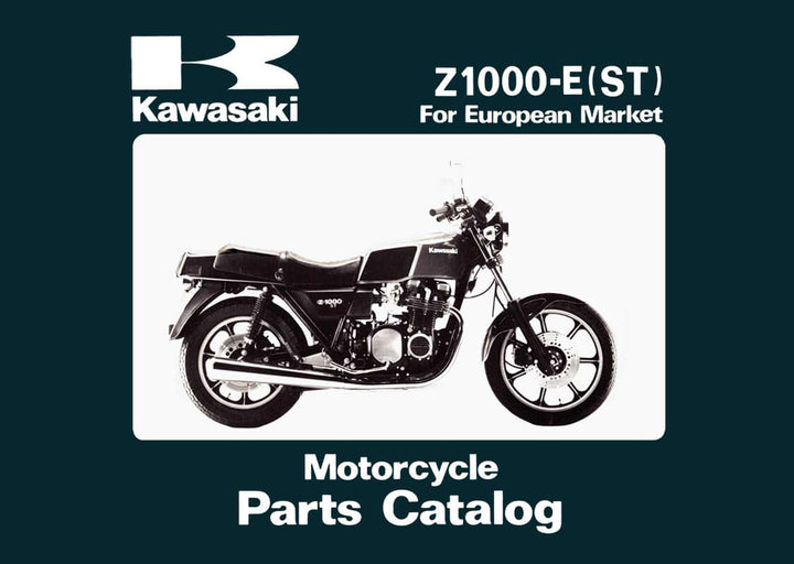 Kawasaki Z1000-E (ST) Parts Catalog, Buchcover