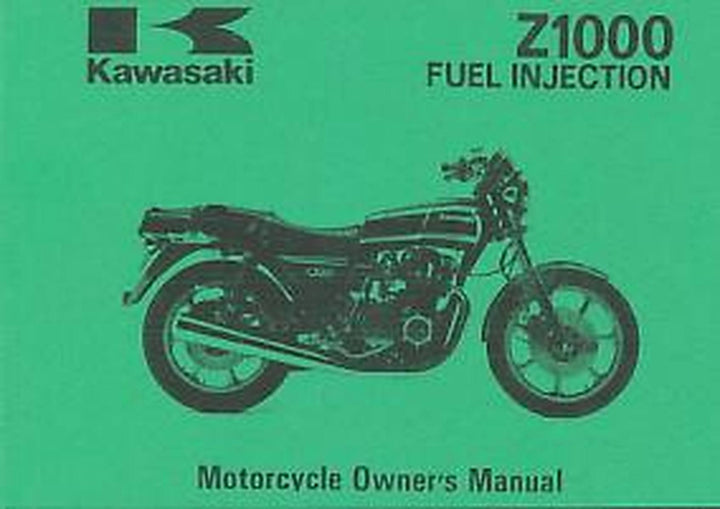 Kawasaki Z1000 Owners Manual, Buchcover