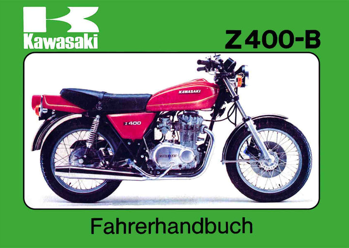 Kawasaki Z400-B Betriebsanleitung, Buchcover