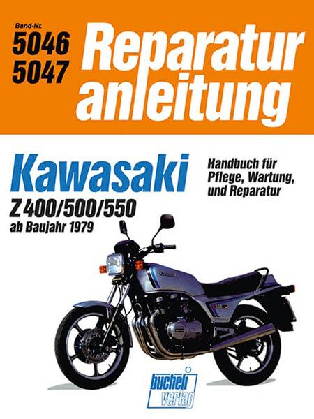 Kawasaki Z 400 / Z 500 / Z 550 - Reparaturbuch - gedrucktes Buch zum Bestpreis! - verwuester.net