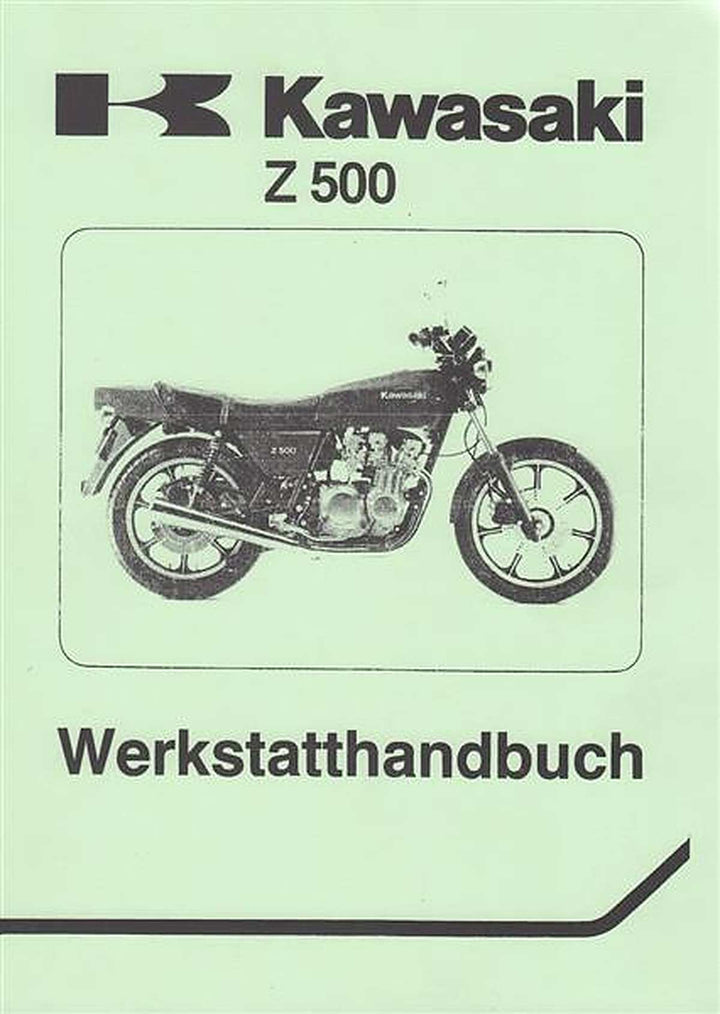 Kawasaki Z500 Reparaturanleitung, Buchcover