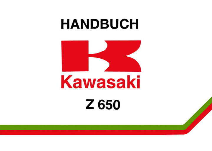 Kawasaki Z650 Betriebsanleitung, Buchcover