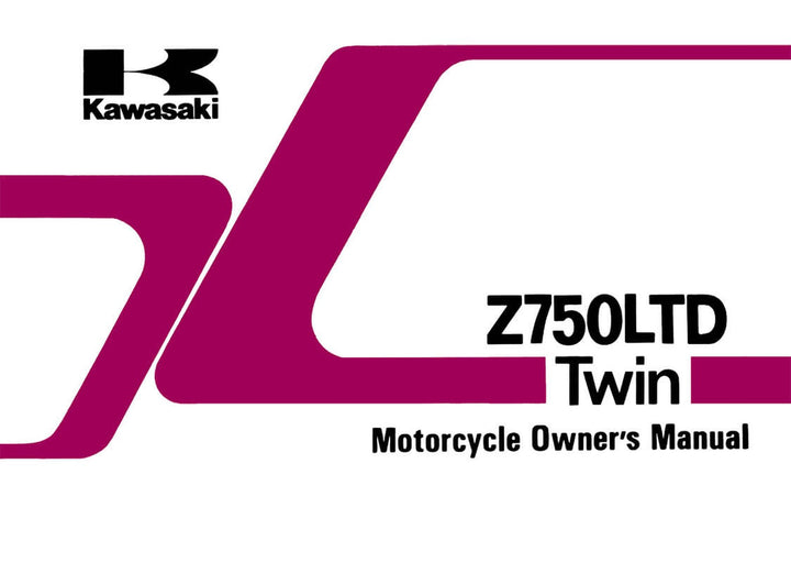 Kawasaki Z 750 LTD Owner&