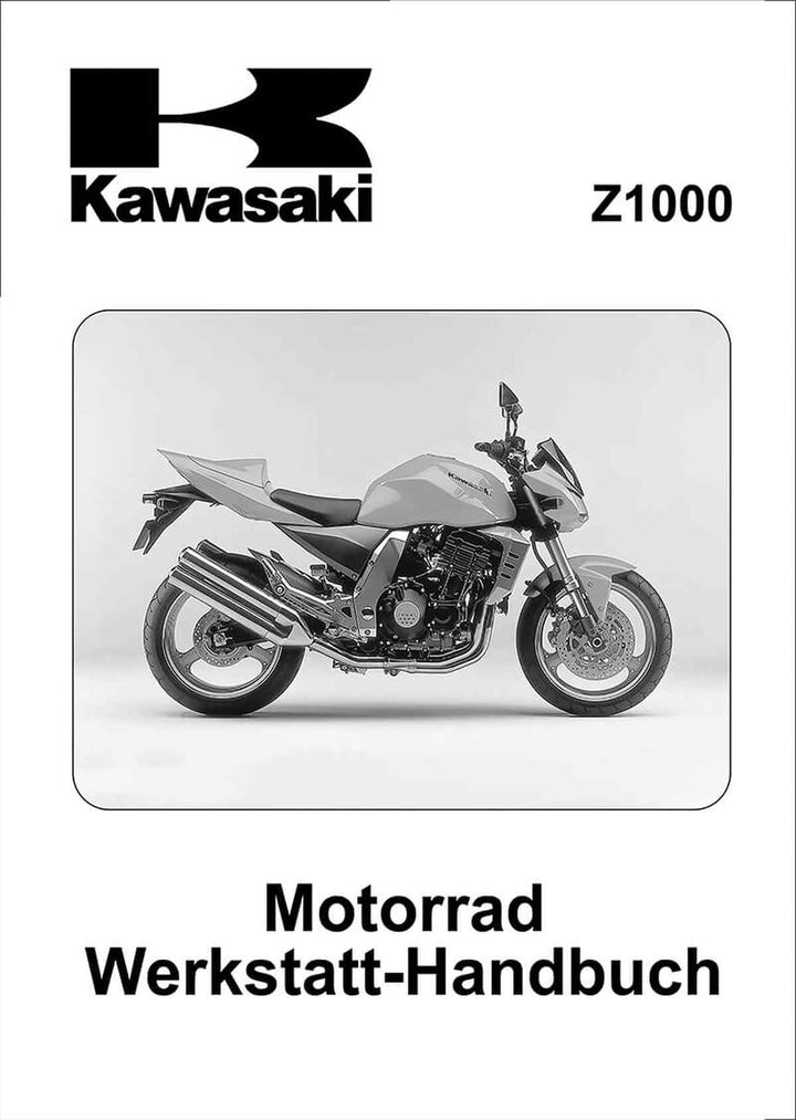 Kawasaki Z1000 Werkstatthandbuch, Buchcover