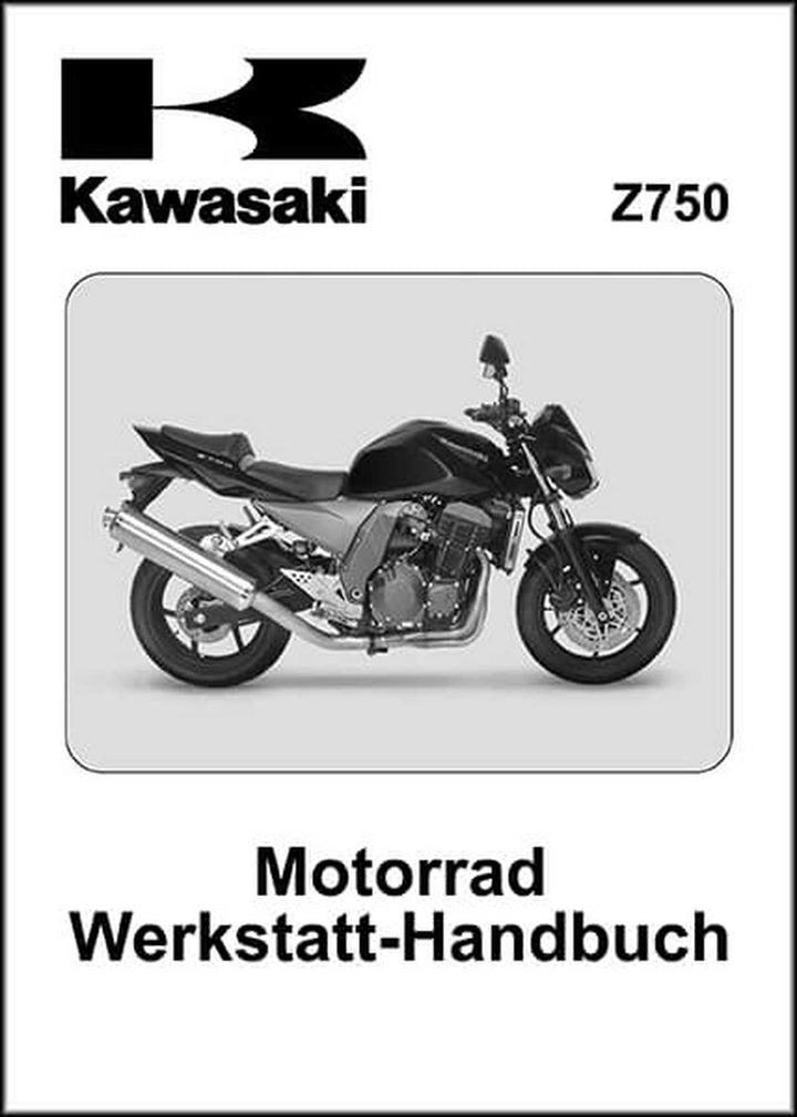 Kawasaki Z750 Reparaturanleitung, Buchcover