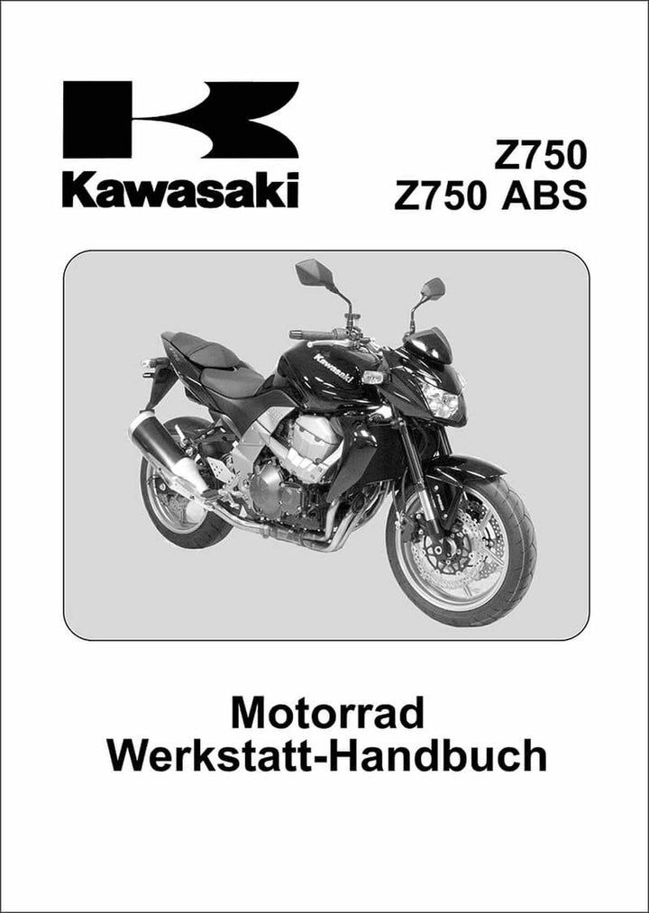 Kawasaki Z750 und Z750 ABS Reparaturanleitung, Buchcover