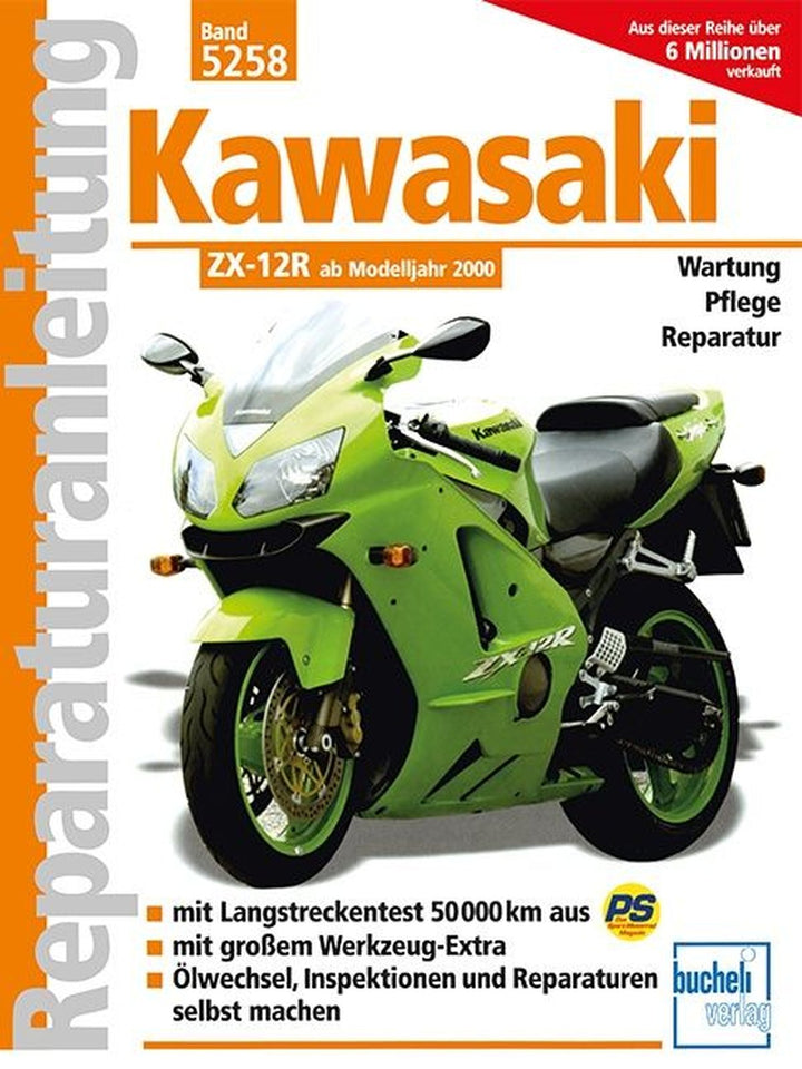 Kawasaki ZX-12R - Reparaturbuch, Buchcover