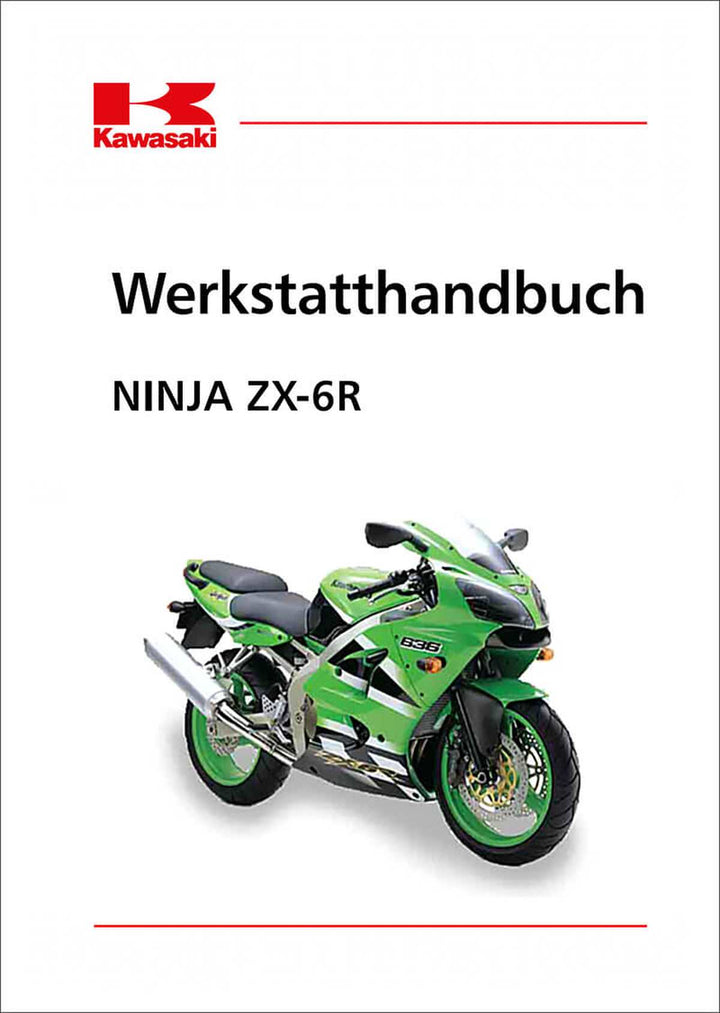 Kawasaki ZX-6R Werkstatthandbuch, Buchcover