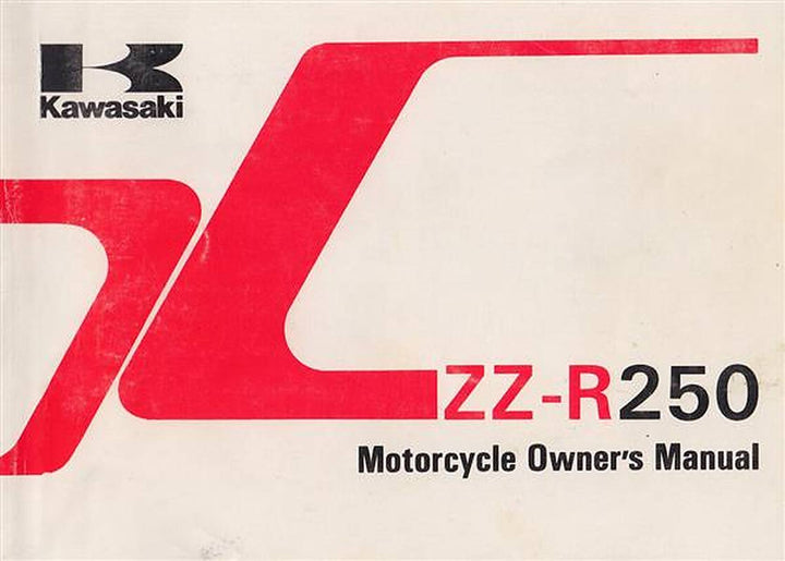 Kawasaki ZZ-R250 Owner&