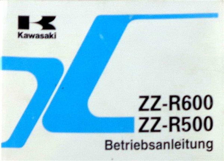 Kawasaki ZZ-R500 und ZZ-R600 Betriebsanleitung, Buchcover