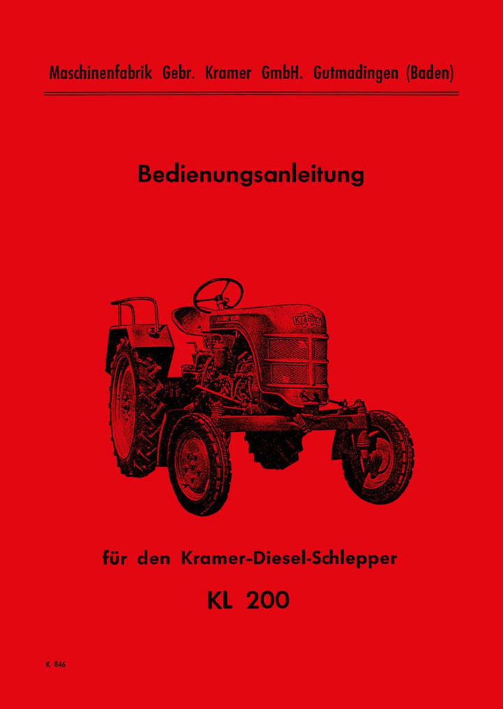 Kramer KL200 Betriebsanleitung, Buchcover