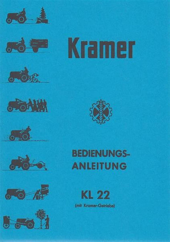 Kramer KL22 mit Kramer-Getriebe Betriebsanleitung, Buchcover