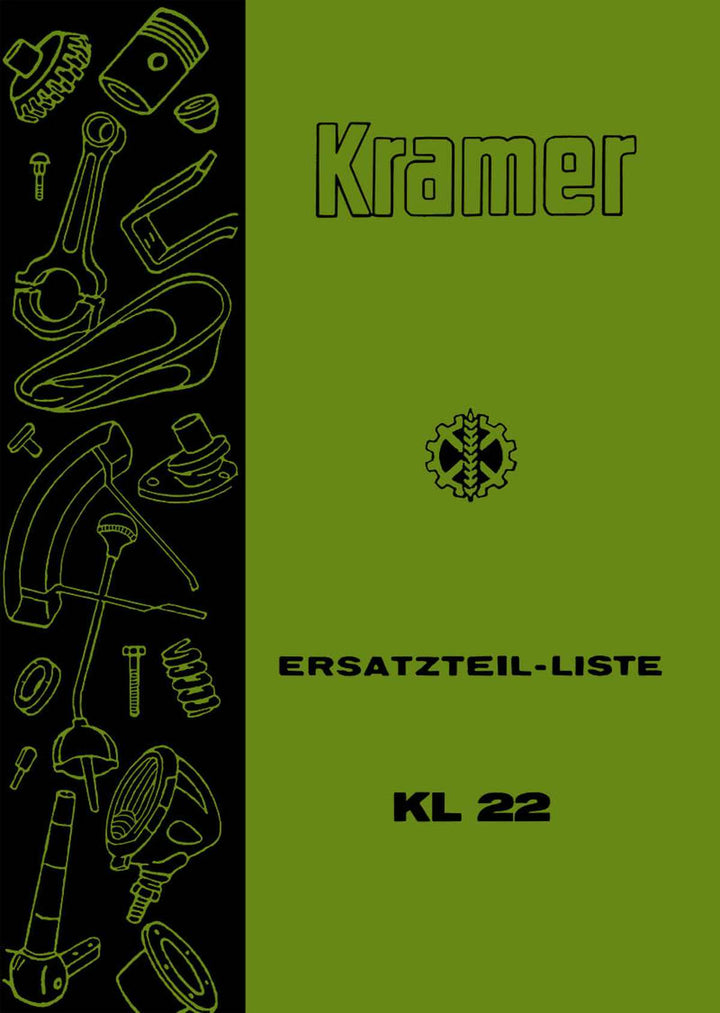 Kramer KL22 Ersatzteilliste, Buchcover