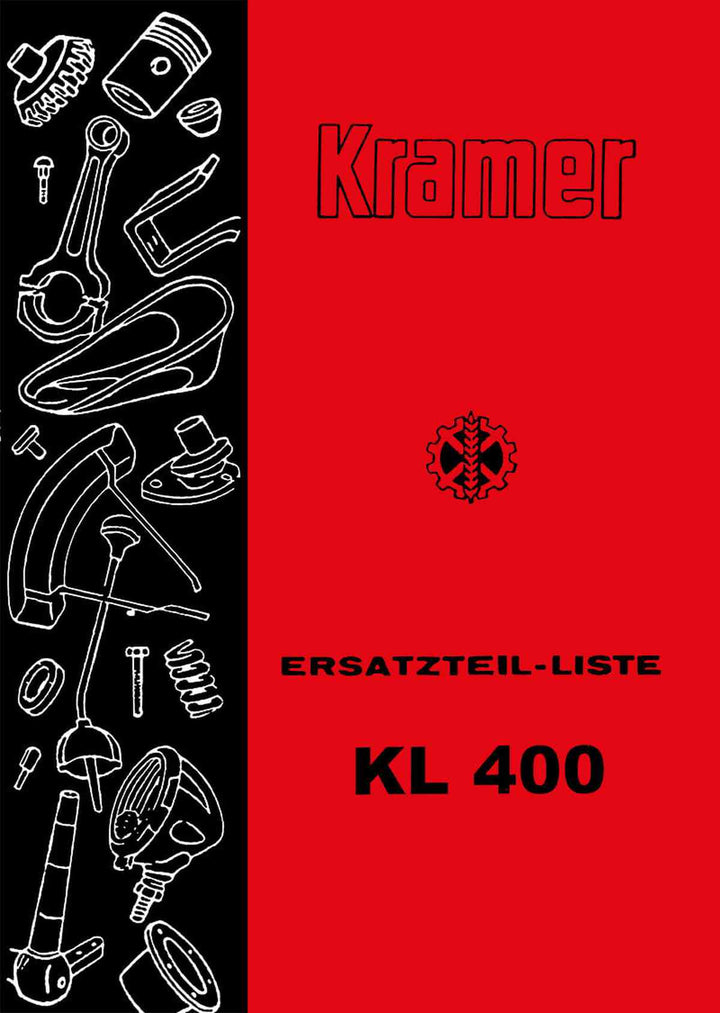 Kramer KL400 Ersatzteilliste, Buchcover