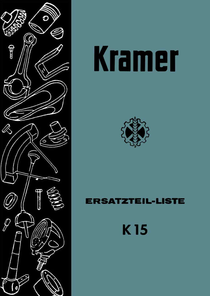Kramer K15 Ersatzteilliste, Buchcover