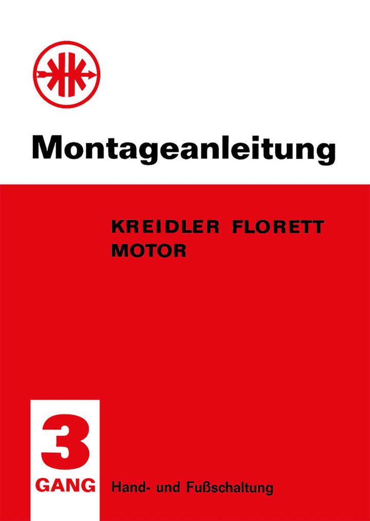 Kreidler Florett Motor, Montageanleitung, Buchcover
