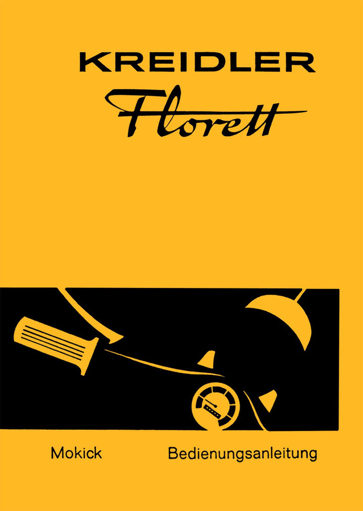 Kreidler Florett Betriebsanleitung, Buchcover