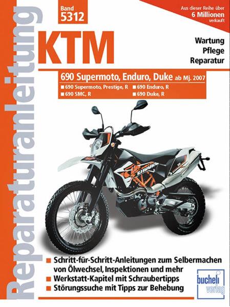 KTM 690 Supermoto, Enduro, Duke - Reparaturbuch - gedrucktes Buch zum Bestpreis! - verwuester.net