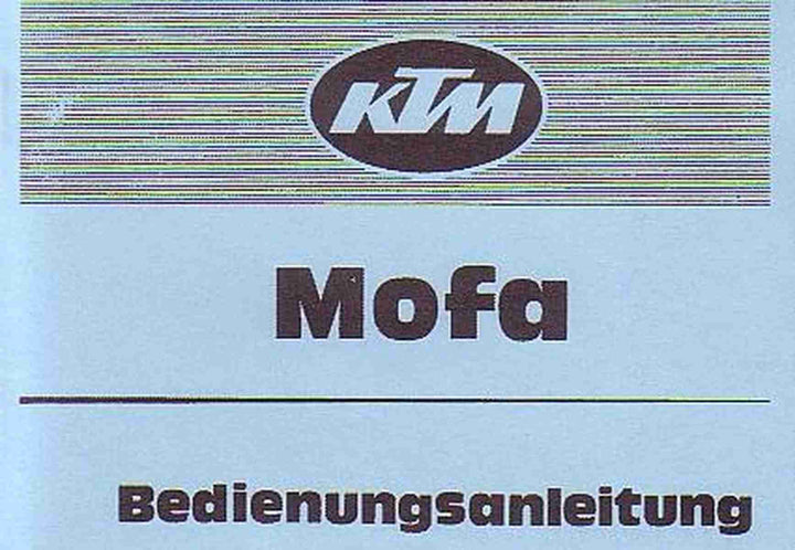 KTM Motorfahrzeugbau Foxi 505 L, LS, Automatic, Ponny SB / Automatic, S / Automatic, SL, SS, Cross, Betriebsanleitung, Buchcover