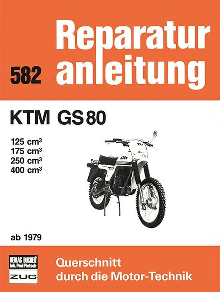 KTM GS 80 - Reparaturbuch, Buchcover