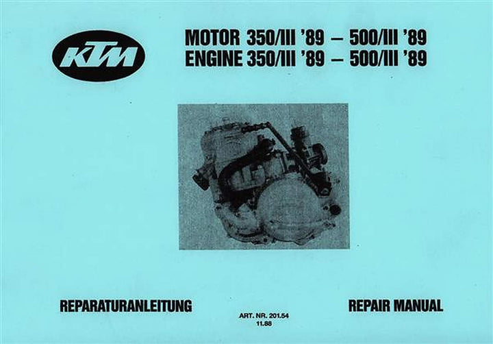 KTM Motorfahrzeugbau Motor 350/III und 500/III wassergekühlt, Mod. &