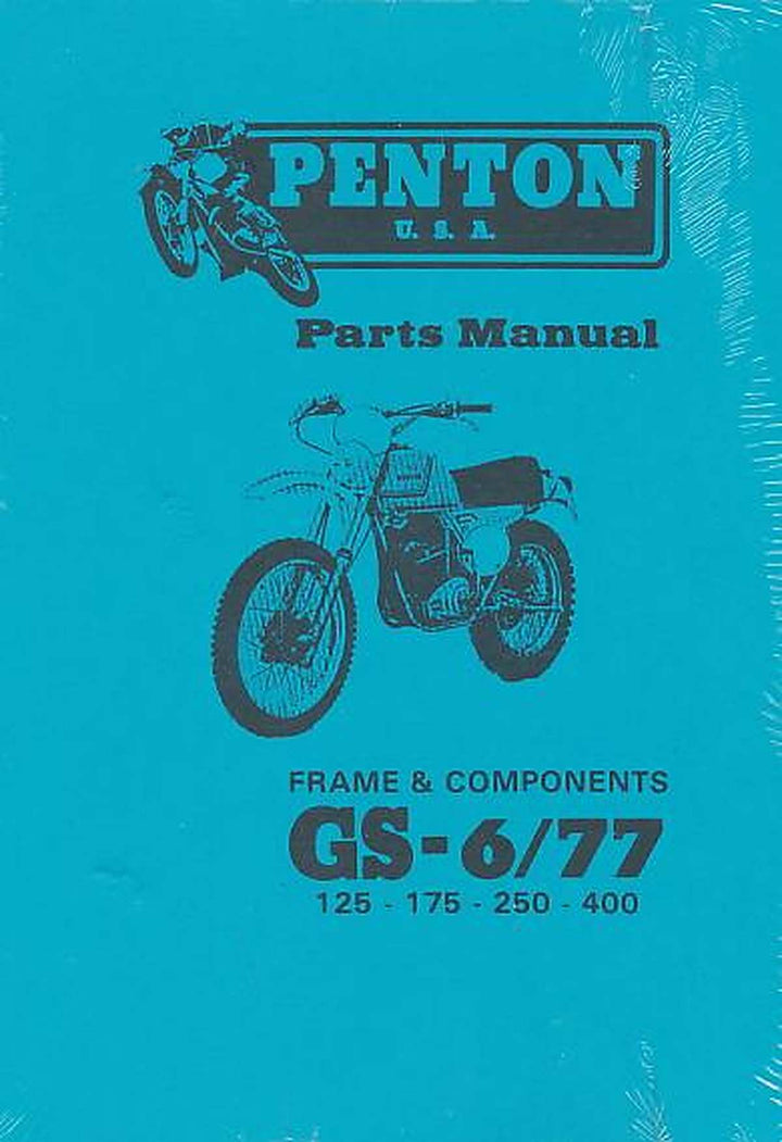 KTM Motorfahrzeugbau Penton 125, 175, 250, 400, Frame & Components, Parts Manual, Buchcover