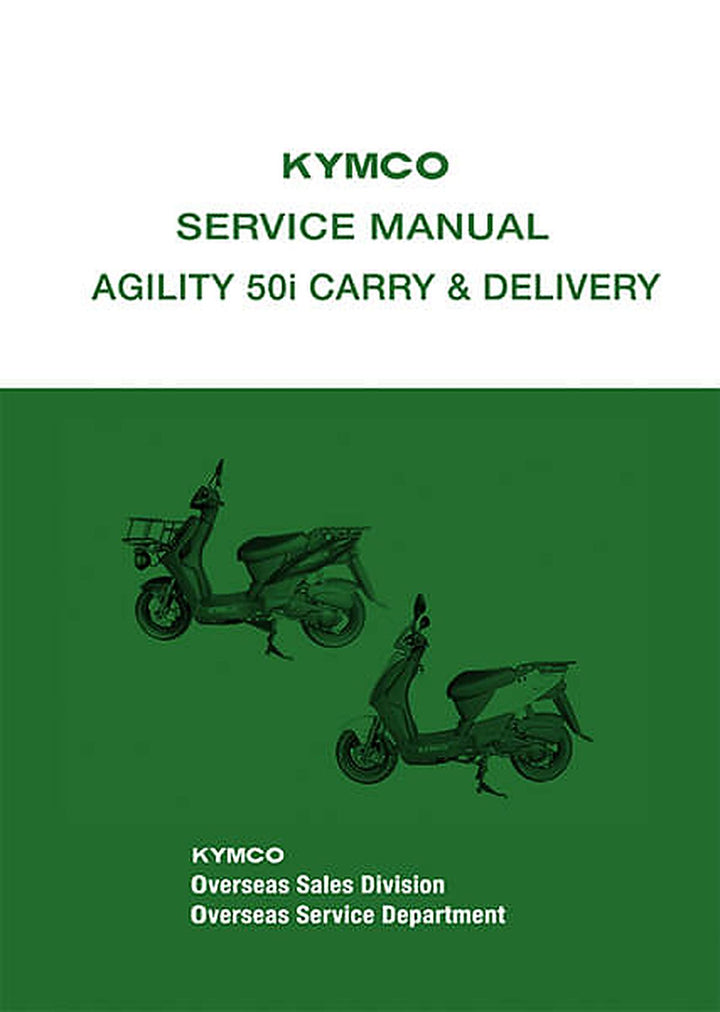 Kymco Agility 50i Carry & Delivery Service Manual, Buchcover