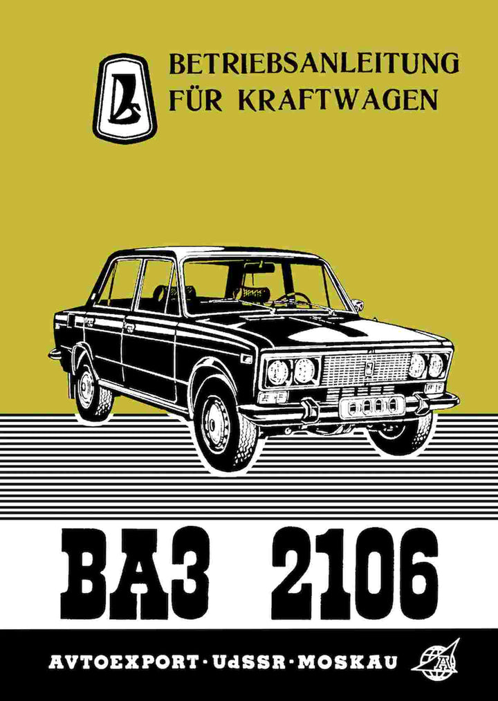 Lada BA3-2106 Betriebsanleitung, Buchcover