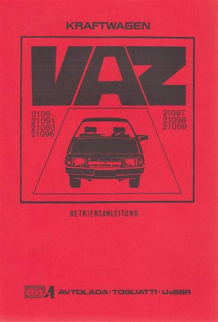 Lada Kraftwagen VAZ, Betriebsanleitung, Buchcover