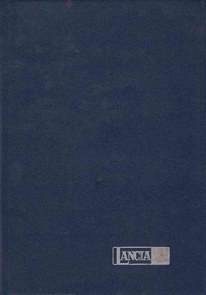 Lancia Gamma Limousine Betriebsanleitung, Buchcover