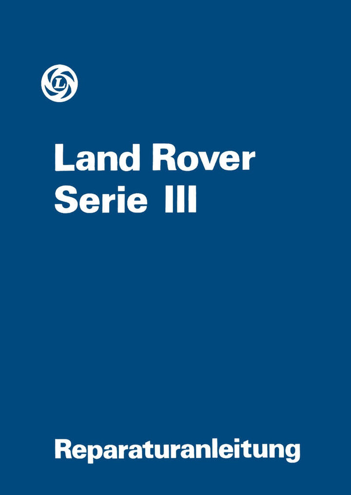 Land Rover Serie III Werkstatthandbuch – Buchcover
