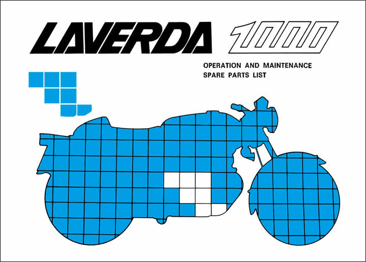 Laverda 1000 Repair instructions & spare parts catalog, Buchcover