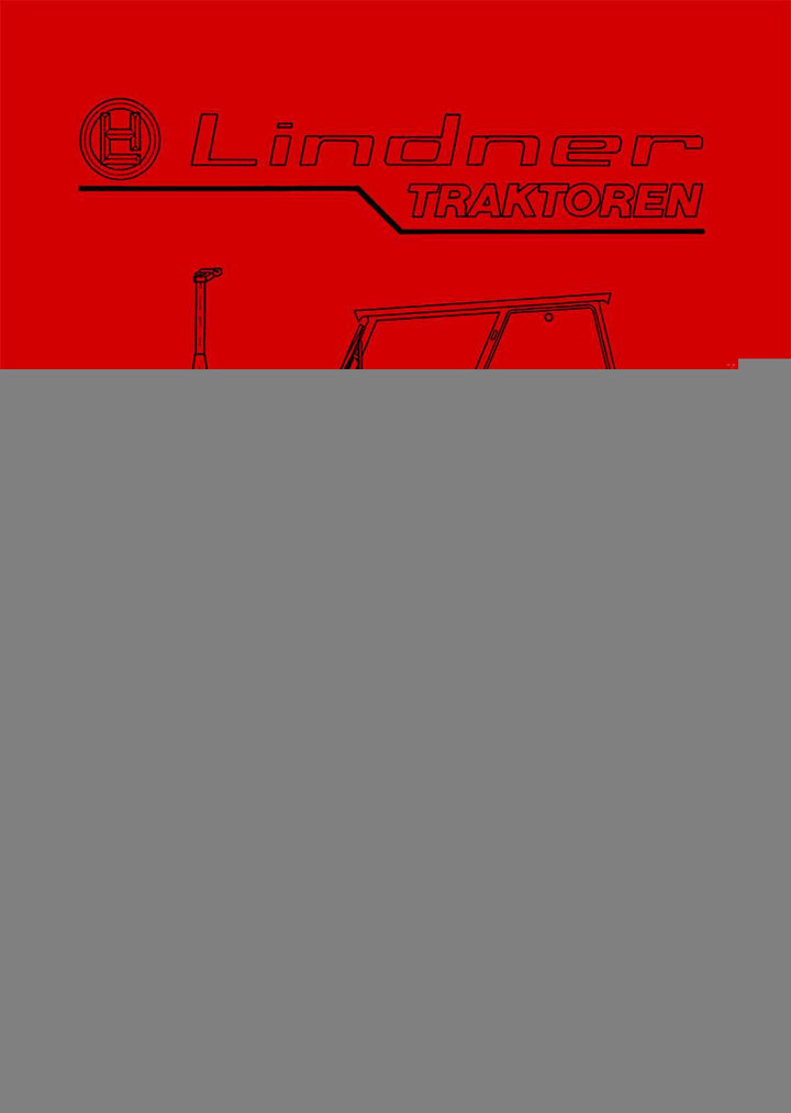 Lindner 1450 Betriebsanleitung und Ersatzteilkatalog, Buchcover