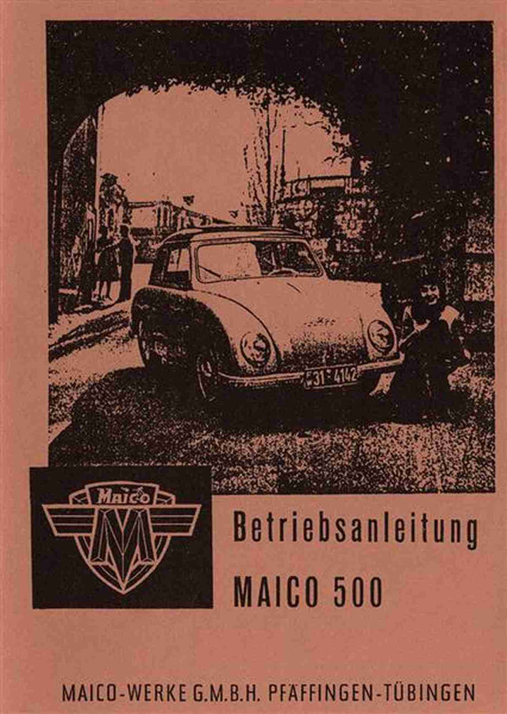 Maico 500 Kleinwagen Betriebsanleitung, Buchcover