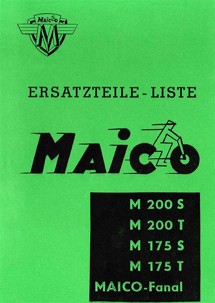 Maico M200S M200T M175S M175T und Maico-Fanal Ersatzteilkatalog, Buchcover