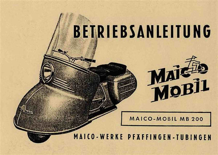 Maico MB200 Betriebsanleitung, Buchcover