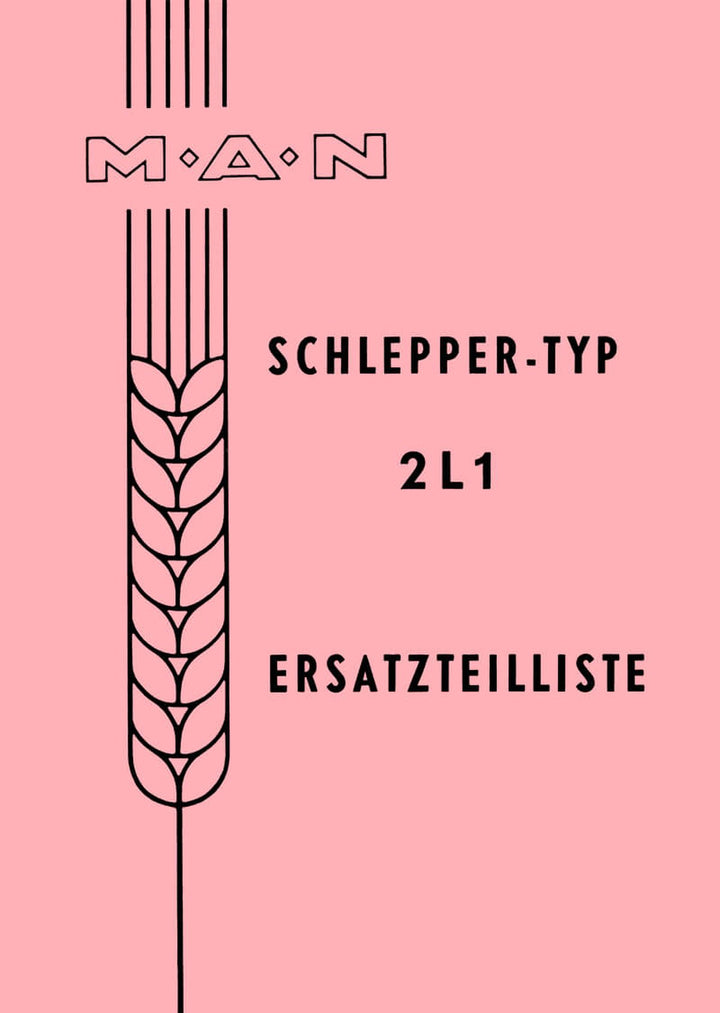 MAN 2L1 Ersatzteilkatalog, Buchcover