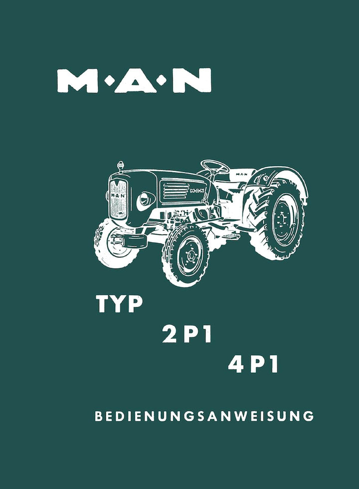 MAN Typ 2P1 und Typ 4P1 - Bedienungsanweisung, Buchcover