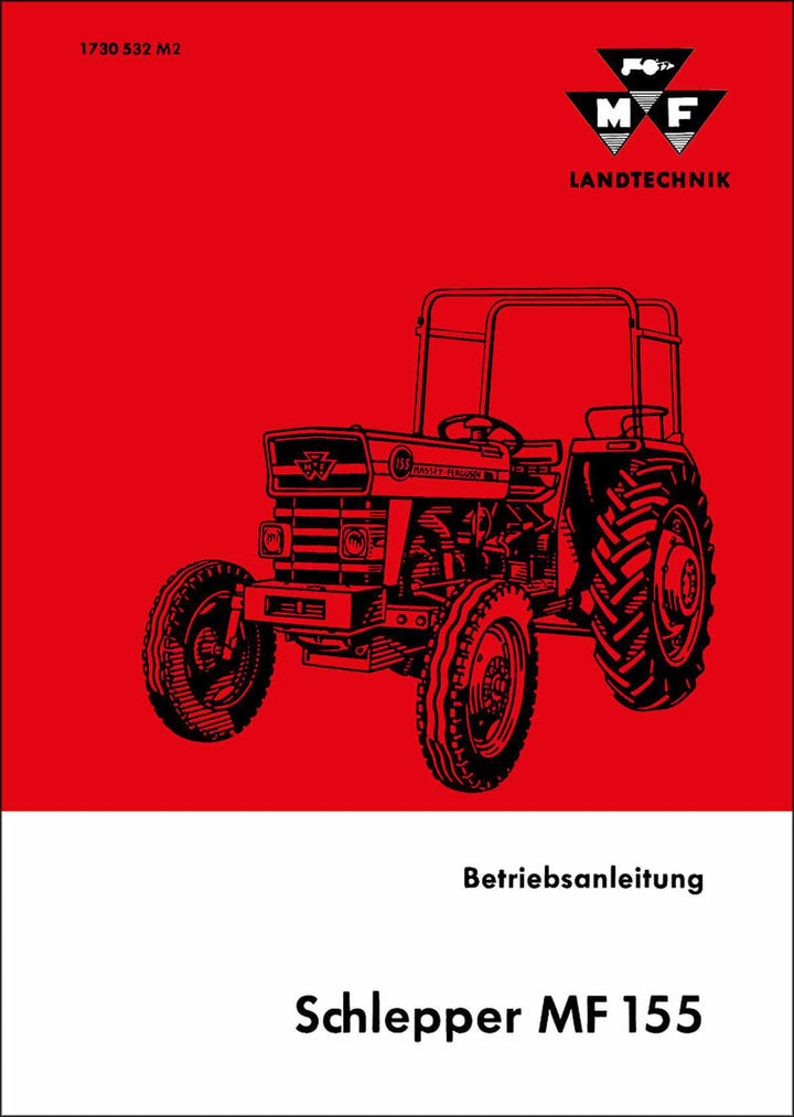 Massey-Ferguson MF155 Betriebsanleitung, Buchcover