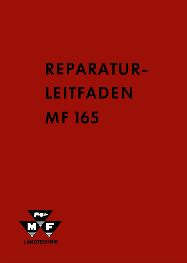 Massey-Ferguson MF165 Reparaturanleitung, Buchcover