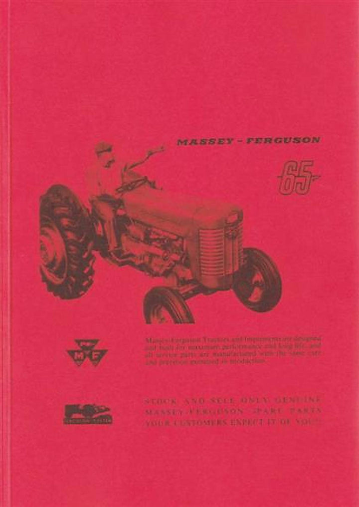 Massey-Ferguson MF65 Spare Parts, Buchcover