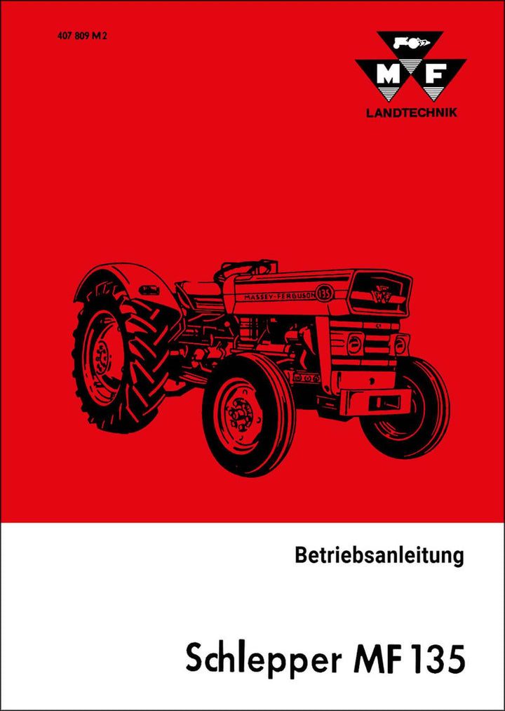 Massey-Ferguson MF135 Betriebsanleitung, Buchcover