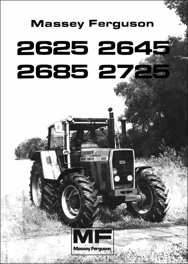 Massey-Ferguson MF2625 MF2645 MF2685 MF2725 Betriebsanleitung, Buchcover