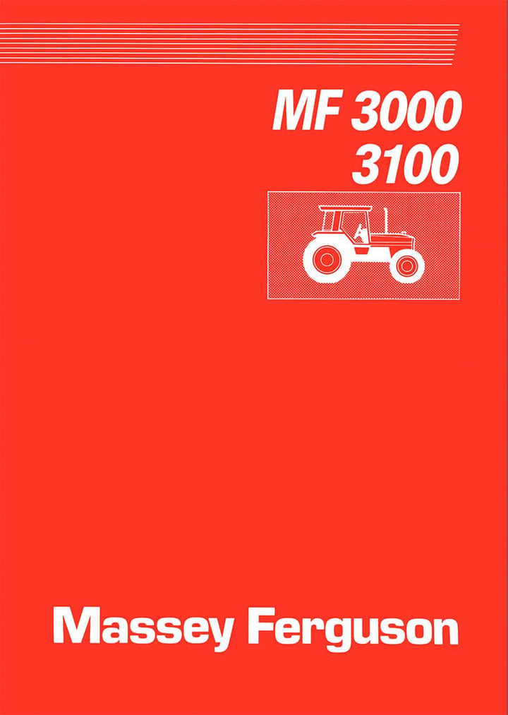 Massey-Ferguson MF3125 Spare Parts List, Buchcover
