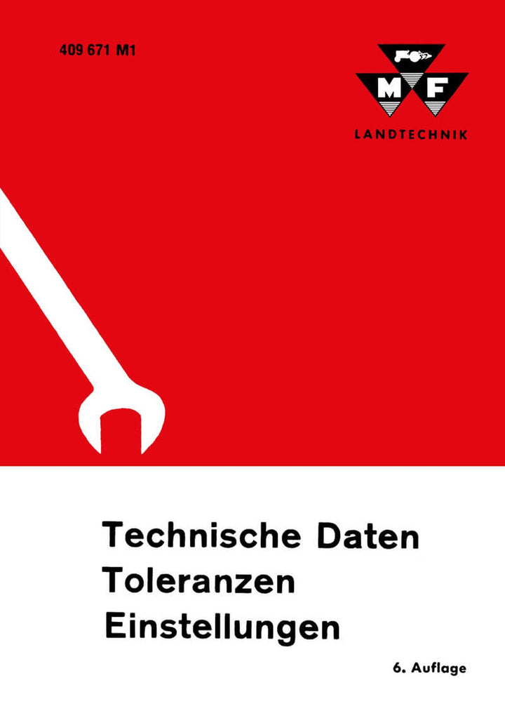 Massey-Ferguson Schlepper und Mäher Einstellungen, Buchcover
