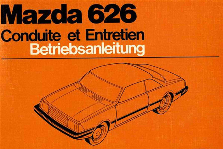 Mazda 626, Betriebsanleitung, Buchcover